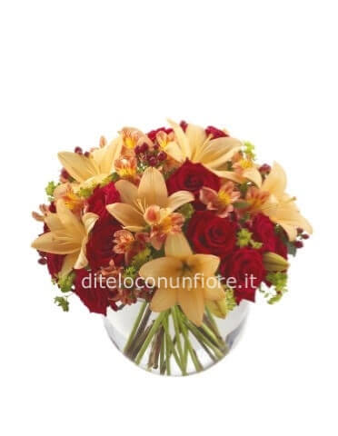 mazzo di lilium particolare